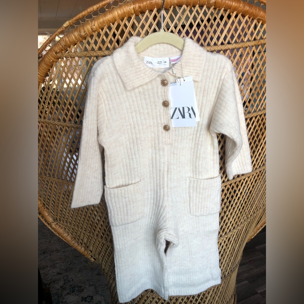 Zara toddler sweater romper